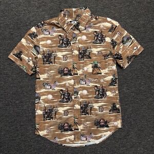 RSVLTS Star Wars ''Mando Montage'' Mens Shirt Size XS Golf Polo Athletic EUC